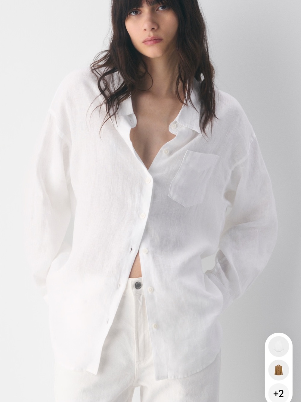 Aritzia Wilfred white button down